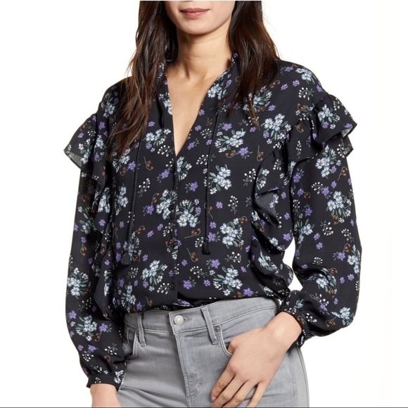 Nwt Cupcakes & Cashmere X Revolve Delia Blouse - Picture 2 of 16